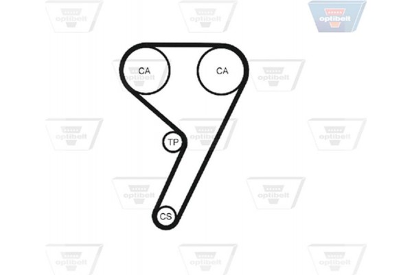 Optibelt Οδοντωτός Ιμάντας - Zrk 1172 Optibelt Οδοντωτός Ιμάντας - Zrk 1172