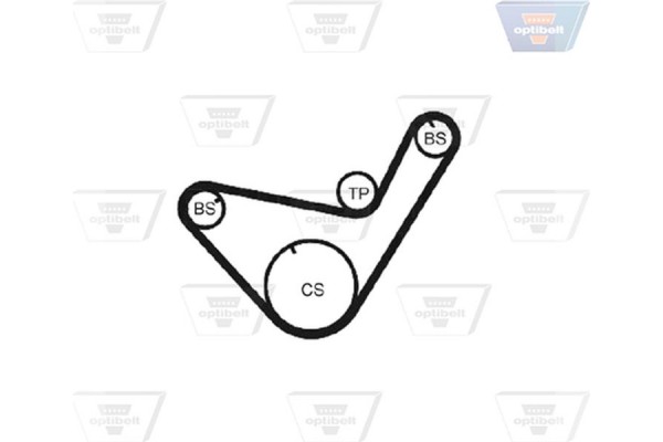 Optibelt Οδοντωτός Ιμάντας - Zrk 1277 Optibelt Οδοντωτός Ιμάντας - Zrk 1277
