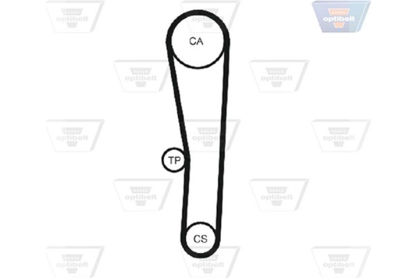 Optibelt Οδοντωτός Ιμάντας - Zrk 1333 Optibelt Οδοντωτός Ιμάντας - Zrk 1333