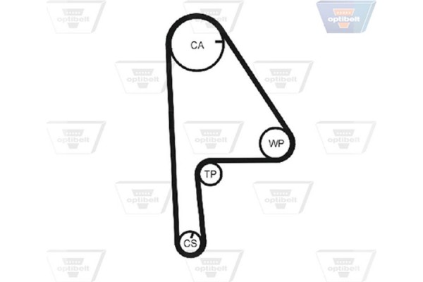 Optibelt Οδοντωτός Ιμάντας - Zrk 1396 Optibelt Οδοντωτός Ιμάντας - Zrk 1396