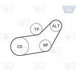 Optibelt Σετ Ιμάντων poly-V - 6 Pk 1045KT1