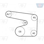 Optibelt Σετ Ιμάντων poly-V - 6 Pk 1900KT1