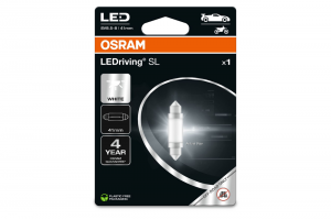 OSRAM LEDriving SL C5W - Λάμπα LED Festoon 41mm Ψυχρό Λευκό 6000K 12V - 1 τεμ - 6413DWP-1BL