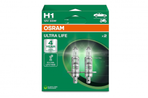 OSRAM Ultra Life H1 12V 55W 64150ULT-2HB – 2 τεμ