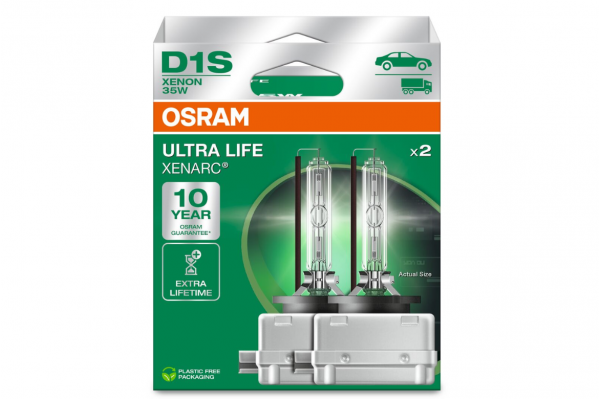 Osram Ultra Life D1S 12V 35W 66140ULT-2HB – 2 Τεμ