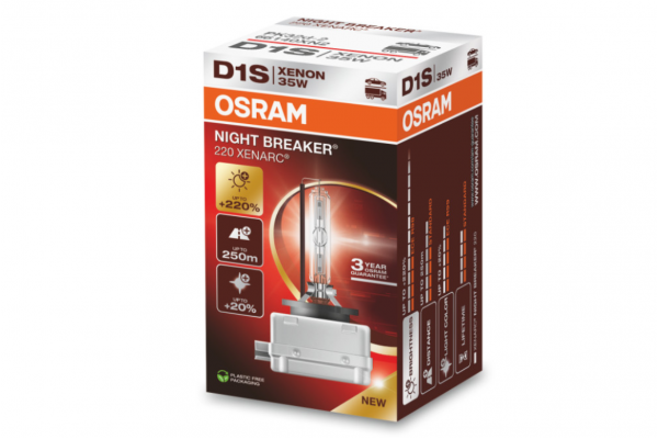 Osram Xenarc Night Breaker Laser D1S 12V 35W 66140XN2 – 1 Τεμ
