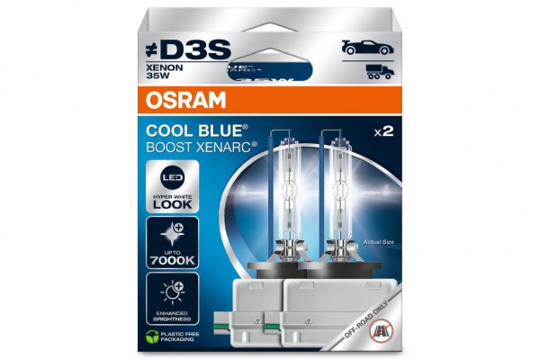 Osram Cool Blue Boost D3S 42V 35W 66340CBB-2HB – 2 Τεμ