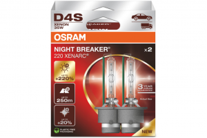 Osram Xenarc Night Breaker Laser D4S 42V 35W 66440XN2-2HB – 2 Τεμ