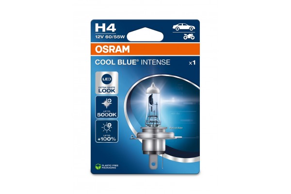 Osram Cool Blue Intense Next Gen H4 12V 60/55W 64193CBN‑1BL – 1 τεμ.