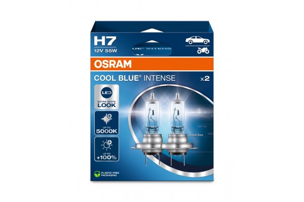Osram Cool Blue Intense Next Gen H7 12V 55W PX26d 64210CBN‑2HB – σετ 2 τεμ.