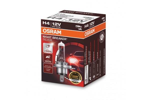 Osram Night Breaker Silver H4 12V 60/55W 64193NBS – 1 τεμ.