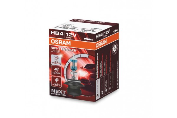 Osram Night Breaker Laser HB4 12 V 51 W 9006NL – 1 τεμ.
