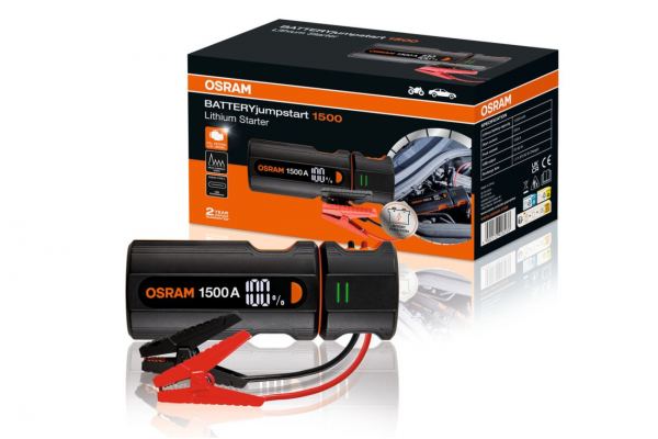 Osram Batteryjumpstart 1500 - Φορητός Εκκινητής Μπαταρίας Και Power Bank 1500A - 1 τεμ - OJS030