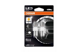 Osram Led Homogeneity Κιτρινες Διπολικες 2ΤΜΧ BAY15d 1557YE-02B