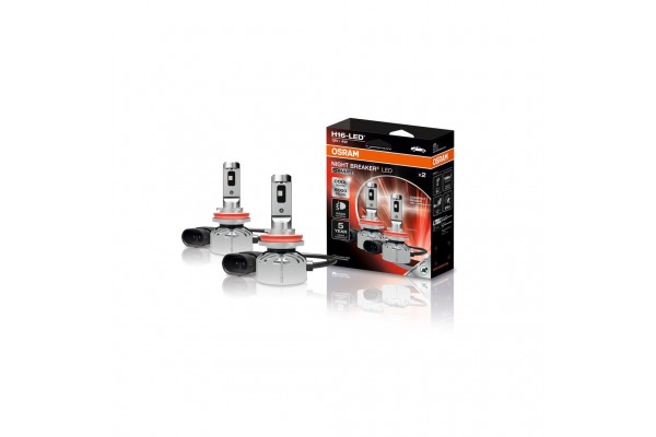 Osram Night Breaker LED Smart H16 12 V LED 64219DWNBSM‑2HB – Σετ 2 τεμ.