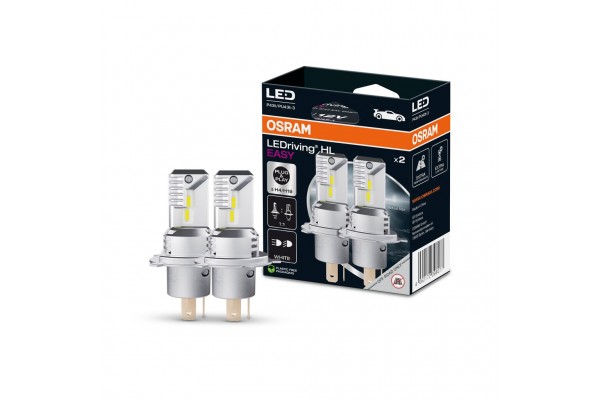 Osram LEDriving HL EASY H4/H19 12V 19W 64193DWESY‑2HB – σετ 2 τεμ.