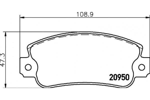 Pagid Σετ τακάκια, Δισκόφρενα - T9003