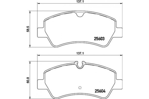 Pagid Σετ τακάκια, Δισκόφρενα - T2270