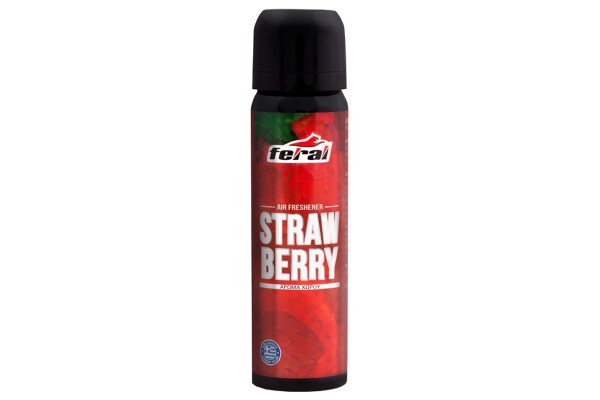 Αρωματικό Αυτοκινήτου Spray Feral Fruity Collection Φράουλα 70ml