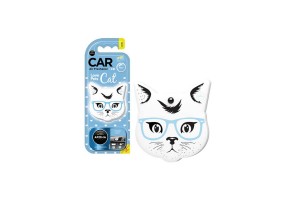 Αρωματικό Αυτοκινήτου Κρεμαστό Cat Pink Aroma Με Άρωμα Ocean Calm