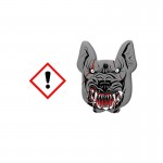 Αρωματικό Αυτοκινήτου Κρεμαστό Angry Dogs Pitbull Aroma Με Άρωμα New Car