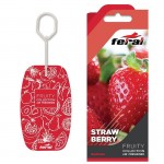 Σετ Αρωματικών Αυτοκινήτου Feral Fruity Collection Strawberry 3 Τεμάχια