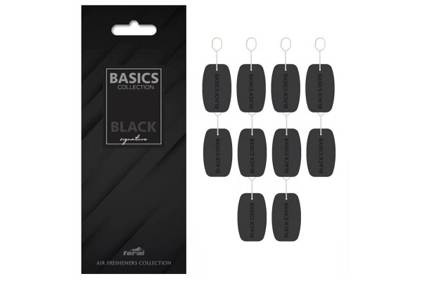 Σετ Αρωματικών Αυτοκινήτου Feral Basics Collection Black Signature 10 Τεμάχια