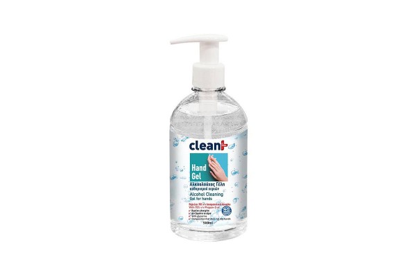 Αλκοολούχο Gel Χεριών Clean+ By Feral 500ml Με Αντλία