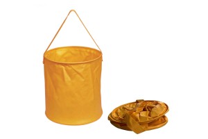 Κουβάς Πτυσσόμενος Pvc Φ23x30cm 10Lt Κίτρινος Guard 1130600