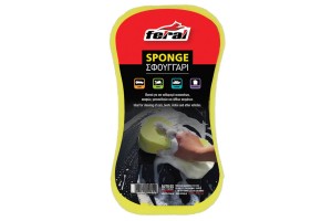 Σφουγγαρι Πλυσίματος Αυτοκινήτου Κίτρινο Feral