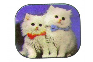 Κουρτινακια Πλαινα Βεντουζα Εγχρωμα Τυχαίο Σχέδιο