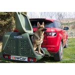 Κουτι Μεταφορας Σκυλων - Μπαγκαζιερα 390lt  Κοτσαδορου Πρασινη Towbox Dog V2