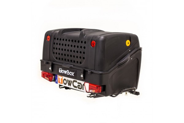 Κουτι Μεταφορας Σκυλων - Μπαγκαζιερα Κοτσαδορου Μαυρη Towbox Dog V1