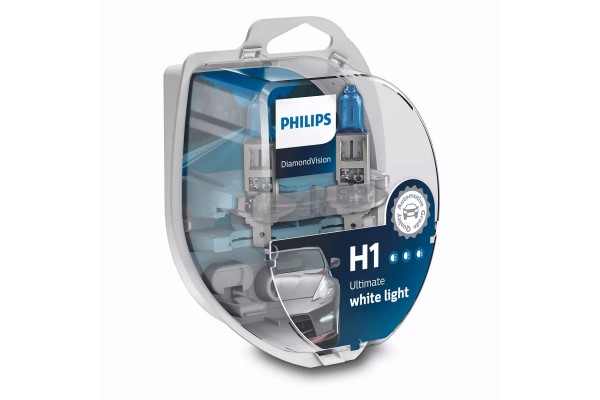 Philips H1 Diamond Vision 5000K 12V 55W 12258DVS2