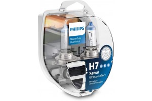 Philips MasterDuty BlueVision H7 Αλογόνου 24V 70W 4000K 13972MDBVS2 – Σετ 2τμχ