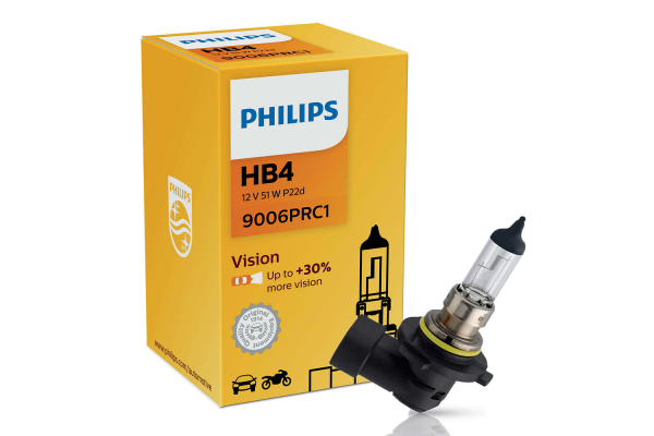 Philips HB4 PREMIUM+30% Περισσοτερο Φως 55W 12V