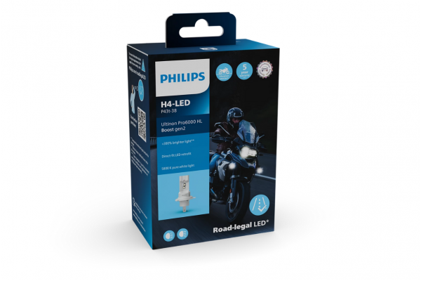 Philips Ultinon Pro6000 Boost Gen2 H4 LED 12V 11342U60B2X1 – 1 τεμάχιο