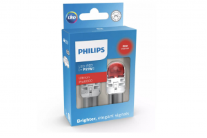 Philips Ultinon Pro6000 P21W LED Κόκκινο 12V 11498RU60X2 – Λάμπες Φρένων/Πίσω Φώτων – 2 τεμ
