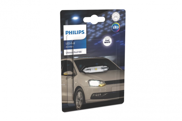 Philips Ultinon Pro3100 LED-FEST 43mm 12V 6000K 11866CU31B1 – Λάμπα Εσωτερικού Φωτισμού/Πινακίδας – 1 τεμ