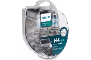 Philips X-tremeVision Pro150 H4 12V 60/55W 12342XVPS2 – Σετ 2τμχ