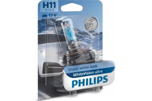 Philips WhiteVision Ultra H11 12V 55W 12362WVUB1 – 1 τεμ