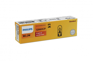 Philips W2,2W 12V 2,2W W2.1x9.5d 12960CP – 1 τεμ