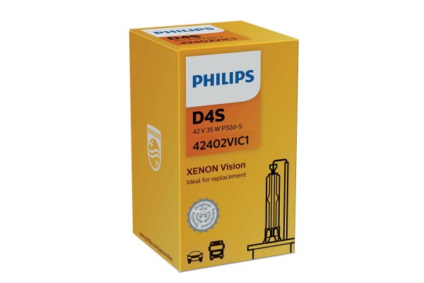 Philips Xenon D4S 4000K Vision 42V 35W [PROJECTOR] 42402VIC1