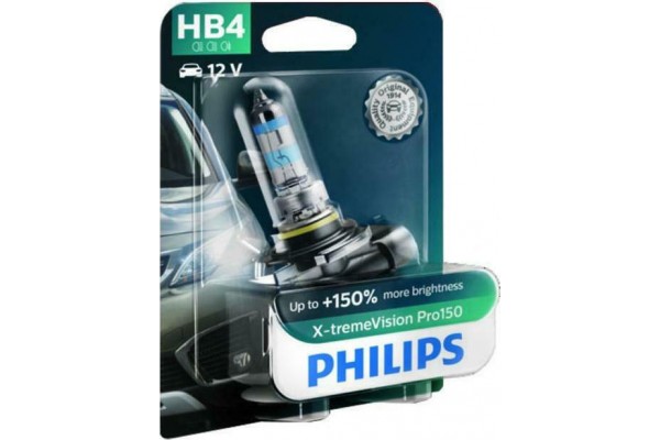 Philips X-tremeVision Pro150 HB4 12V 55W 9006XVPB1 – 1 τεμ