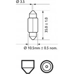 Philips Λυχνία, φωτ. πινακ. Κυκλοφορίας - 12844CP Philips Λυχνία, φωτ. πινακ. Κυκλοφορίας - 12844CP