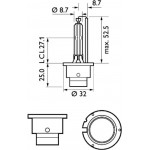 Philips Λυχνία, Μεγάλα Φώτα - 85122VIC1 Philips Λυχνία, Μεγάλα Φώτα - 85122VIC1