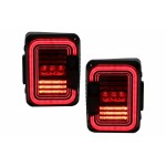 Πίσω Φώτα Led Κατάλληλα Για Jeep Wrangler Jk (2007-2017) Smoke