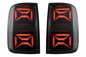 Πλήρη Πίσω Φώτα Led Κατάλληλα Για Vw Amarok (2010-2020) Δυναμικά Διαδοχικά Φώτα Στροφής Με Φιμέ Τζάμι