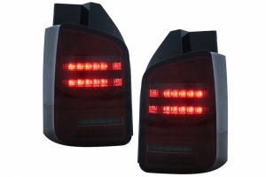 Πλήρως Led Πίσω Φώτα Κατάλληλα Για Vw Transporter V T5 Facelift (2010-2015) Κόκκινο Smoke Sequential