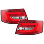 Led Light Bar Πίσω Φώτα Κατάλληλα Για Audi A6 Limousine (2004-2008) Κόκκινο Crystal Factory Led